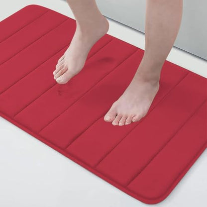 Buganda Memory Foam Bath Mat 34 x 20, Ultra Soft Absorbent Bathroom Rugs