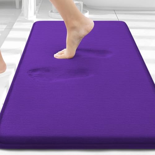 Smiry Memory Foam Bath Mat 30x20, Extra Soft and Absorbent Bathroom Rugs