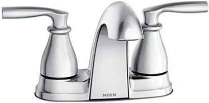 Hilliard 2 Handle Centerset Lavatory Faucet - with Low Arc Spout, Chrome