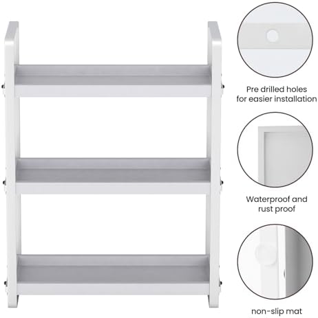HNRLOY Bathroom Counter Organizer, Bathroom Counter Shelf, Makeup Organizer