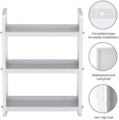 HNRLOY Bathroom Counter Organizer, Bathroom Counter Shelf, Makeup Organizer