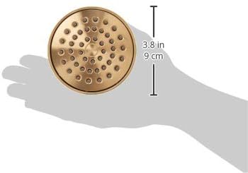 Moen 6399EPBG One-Function 3-5/8" Diameter Round Spray Head, Brushed Gold