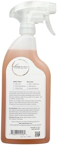 naturally it's clean Bathroom Cleaner | Toilet, Tub, Tile, Shower & Sink | Plant-Based Enzymes | Removes Soap Scum & Hard Water Buildup | Odor Eliminator | Septic Safe | Made in USA - 2 Pack