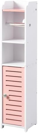 AOJEZOR Toilet Paper Holder Stand: Drill Free for Small Bathroom Renters