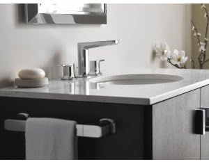Moen TS8002 Via Two-Handle Modern Bathroom Faucet Trim Kit, Valve Required, Chrome