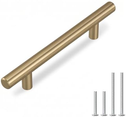 homdiy 30Pack 3.75in Cabinet Handles Champagne Bronze Kitchen Cabinet Pulls Drawer Pulls for Dresser Drawers
