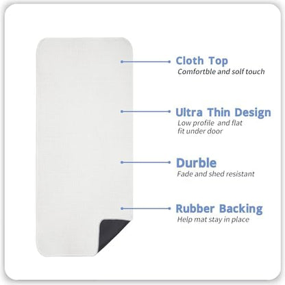 Bosap Bath Mat,Ultra Thin Bathroom Runner Rugs,Large Bath Mats for Bathroom,Quick Dry,Non-Slip,Machine Washable,Low Pile,Bath Rug,Shower Outside,Sink,Home Decor Accessories.Cream,3'x4'(36x48inch)