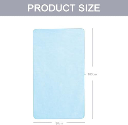 MaopaoBeauty 2 Pack Oversized Bath Towel Set 35in x 70in Bath Sheets for Shower Pool Beach Bathroom Super Absorbent Soft Quick Dry Blue Towels(2PCS Blue)