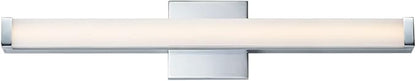 Maxim Lighting Spec Bath Vanity Light | Polished Chrome Aluminum Finish | Contemporary Indoor Light Fixture | Ideal for Bathrooms & Powder Rooms | Dimmable | Home Decor Light Fixture | 52002PC