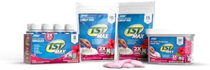 Camco TST MAX RV Toilet Treatment Drop-INs - Control Unwanted Odors and Break Down Waste and Tissue - Septic Tank Safe - Hibiscus Breeze Scent - 10-pack (41603)
