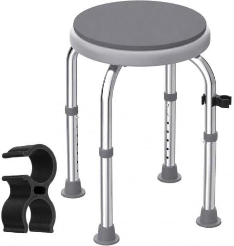 2PCS Shower Chair Shower Head Holder Clip Black Universal Clip