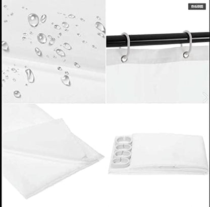 4 Pcs Black Girl Shower Curtain Sets African American Woman Red Rose Floral Quotes Non-Slip Rugs Bath Mat Toilet Cover U Shaped Mat Shower Curtain with 12 Hooks Bathroom Set