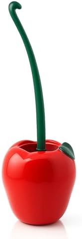 Deep & Sturdy Toilet Bowl Brush with Holder - Apple Bowl Brush - Durable Scrubbing - Toilet Cleaners - Household Essentials - Bathroom Cleaner - Cleaning Supplies - Household Supplies