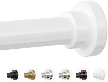 Mcrbeay Shower Curtain Rod, 1" Diameter Heavy Duty Tension Shower Rod