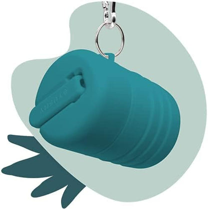 TUSHY Travel Bidet: Collapsible & Expandable for Discreet Portability | Refreshing Clean for Home, Camping, Outdoors & Travel (Helps Hemorrhoid Relief, Peri Bottle for Postpartum Care), Takeoff Teal