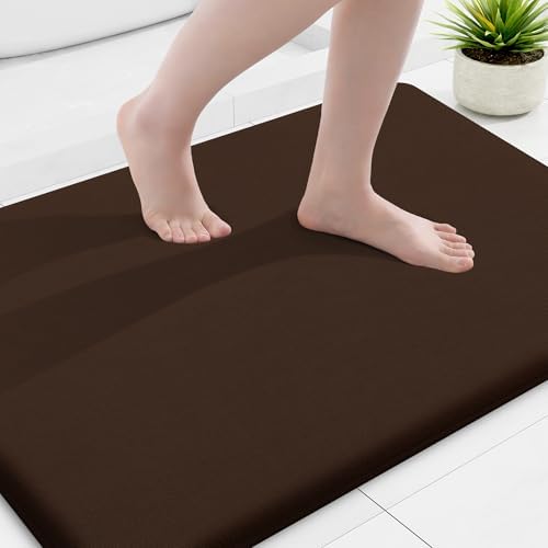 Smiry Memory Foam Bath Mat 36x24, Extra Soft and Absorbent Bathroom Rugs
