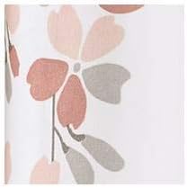 Lush Decor Weeping Flower Shower Curtain 72"W x 72"L Blush & Gray - Fabric Shower Curtains for Bathroom - Floral Bathroom Curtain - Cottage Core Decor