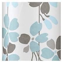 Lush Decor Weeping Flower Shower Curtain 72"W x 72"L Blue & Gray - Fabric Shower Curtains for Bathroom - Floral Bathroom Curtain - Cottage Core Decor