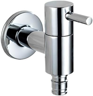 Faucet, Black Gold Wall Mounted Garden Faucet Chrome Plated Tap for Mop Pool and Water Basin(Washing Tap Chrome)
