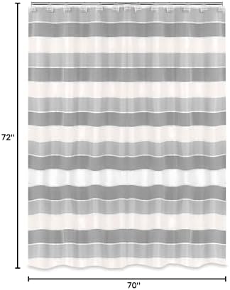 Zahari Home Modern Line Shower Curtain Classic Fabric Shower Curtain Unique Design Custom Shower Curtain Western Country Shower Curtain
