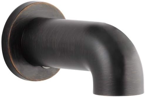 Delta Faucet Trinsic Tub Spout, Oil Rubbed Bronze Non-Diverter Tub Spout, Bathtub Faucet, Venetian Bronze RP77350RB