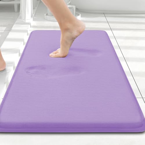 Smiry Memory Foam Bath Mat 24x16, Extra Soft and Absorbent Bathroom Rugs