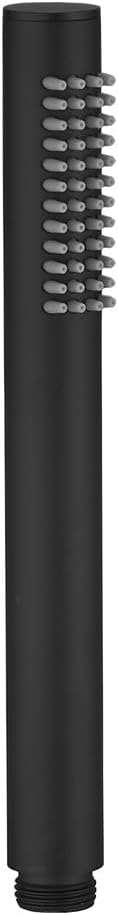 Hand Shower Round Wand Handheld Shower Spray High Pressure Single Function Luxury Hand Showerhead Matte Black