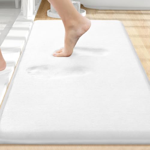 Smiry Memory Foam Bath Mat 30x20, Extra Soft and Absorbent Bathroom Rugs