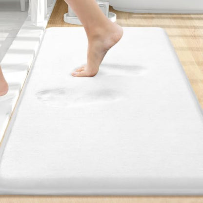 Smiry Memory Foam Bath Mat 30x20, Extra Soft and Absorbent Bathroom Rugs