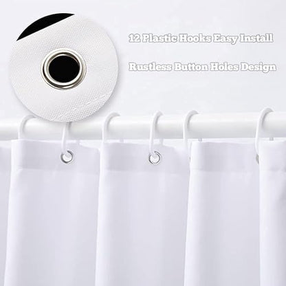 Polka Dot Shower Curtain Black White Modern Abstract Bathroom Curtain Sets