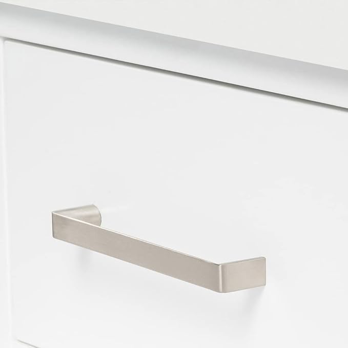 ARIEL Cambridge 54-inch Bathroom Vanity with Sink,Solid Wood, 1.5-inch Pure White Quartz Countertop & Backsplash, Single Oval Porcelain Sink, 2 Soft Closing Doors, 9 Dovetail Drawers, White