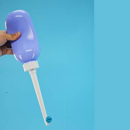 Upside Down Bidet for Postpartum Care, Old People&Child Cleansing.Portable Bidet Sprayer and Travel Bidet with Hand Held Bidet Bottle for Personal Cleansing (M, purple)