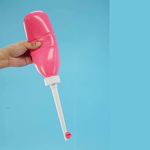 Upside Down Bidet for Postpartum Care, Old People&Child Cleansing.Portable Bidet Sprayer and Travel Bidet with Hand Held Bidet Bottle for Personal Cleansing (L, red)