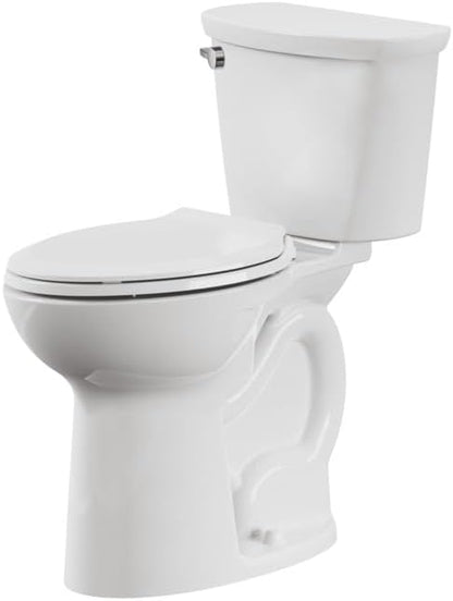 American Standard 215TA104.020 Cadet PRO Two-Piece Toilet, Seat not Included, Extra Tall Height, Left-Hand Trip Lever, 12-Inch Rough, Elongated Front, White, 1.28 GPF