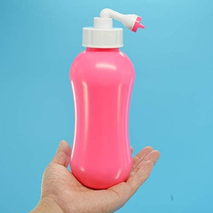 2 Pcs Per Pack(S+M) Upside Down Bidet for Postpartum Care, Old People&Child Cleansing.Portable Bidet Sprayer and Travel Bidet with Hand Held Bidet Bottle for Personal Cleansing (S+M, red)