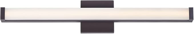 Maxim Lighting Spec Bath Vanity Light | Bronze Aluminum Finish | Contemporary Indoor Light Fixture | Ideal for Bathrooms & Powder Rooms | Dimmable | Home Decor Light Fixture | 52004BZ