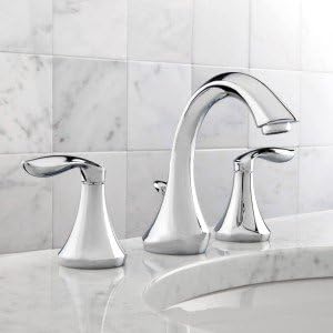 Moen Eva Brushed Nickel Two-Handle High-Arc Widespread Bathroom Faucet, Bathroom Faucets for Sink 3 Hole Setup with Drain Trim, (Valve Required), T6420BN