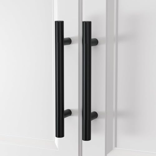 homdiy 200Pack 3in Cabinet Handles Black Kitchen Cabinet Pulls Drawer Pulls for Dresser Drawers