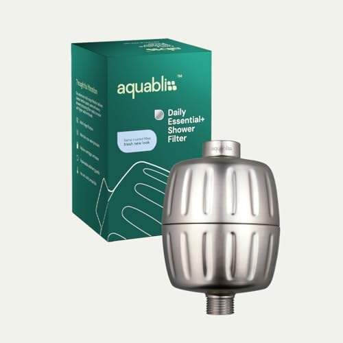 Aquabliss SF500 Daily Essential+ Shower Filter - Brushed Nickel