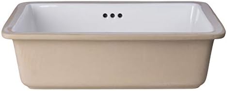 Miseno MNO1713RU 20" X 16" Rectangular Undermount Bathroom Sink with Rear Overflow - Bright White