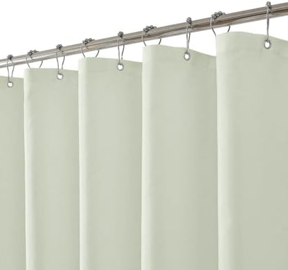 eachope Waterproof Fabric Shower Curtain Liner,72x72 Inch Green,1 Pack