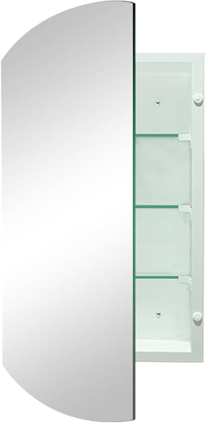 22x30 inch Medicine Cabinet Frameless Bathroom Mirror Cabinet Recess or Surface Mounted Medicine Cabinet with Mirror Cabinet for Bathroom Living Room Toilet Kitchen