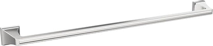 Amerock BH3602426 | Chrome Towel Bar | 24 in (610 mm) Towel Rack | Mulholland | Bathroom Towel Holder | Bathroom Hardware | Bath Accessories