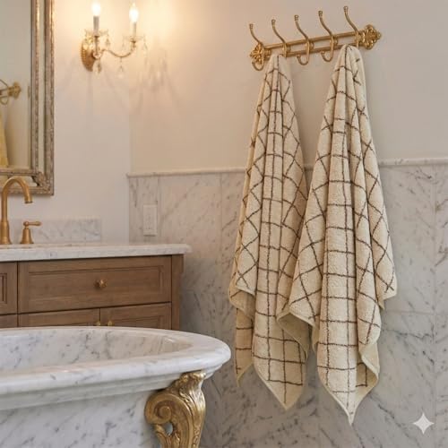 2-Pack Microfiber Bath Towels (27x54 Inches) - Ultra Soft & Quick Dry, 3X Absorbency, Lightweight for Gym, Yoga, Travel & Spa - Perfect for Home, Fitness & Post-Workout