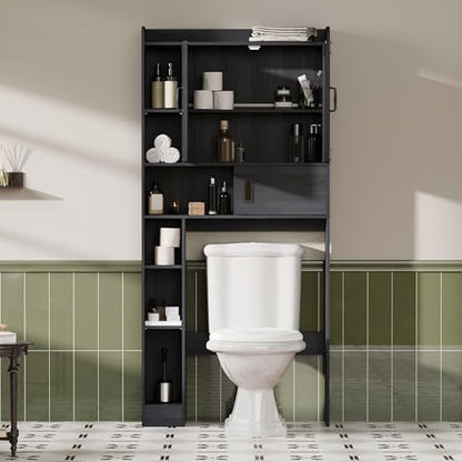 ChooChoo Over The Toilet Storage Cabinet with Sliding Door