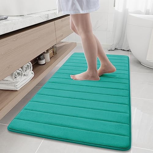 Buganda Memory Foam Bath Mat 60 x 24, Ultra Soft Absorbent Bathroom Rugs