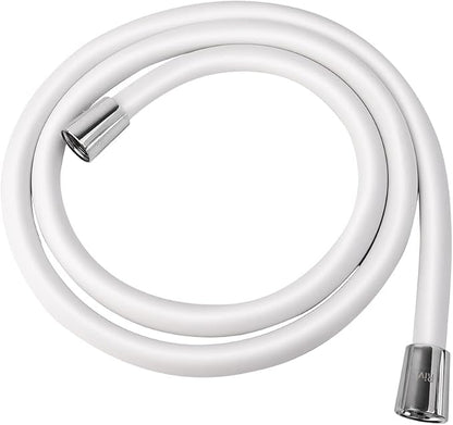 90" PVC Shower Hose Replacement Handheld Kink Free Stainless Steel Shower Head Wand Hose Extension Extra Long with Brass Insert and Nut, Durable & Flexible for Pet Bathing Cleaning