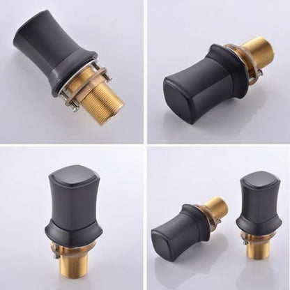 Modern 3-Hole Bathroom Faucet, Dual Handle Gold Mixer Tap, Hot & Cold Water, Elegant Design for Sink, Premium Quality, Luxury Gold Finish, Easy Installation
