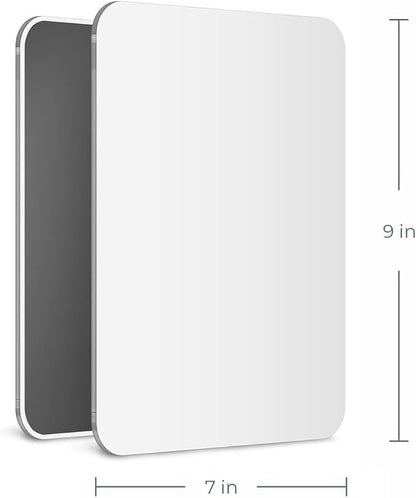 Mavoro 7x9 Magnetic Locker Mirror, Acrylic, Glassless Safety, Frameless (1)