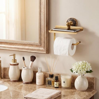 2 Pcs Antique Toilet Paper Holder Hand Towel Ring, Style 1